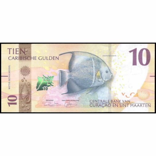 Curazao y San Martín - W1 - 10 Caribische Gulden