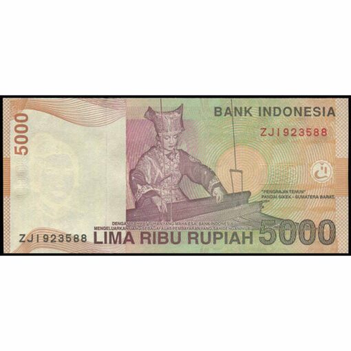 Indonesia - P142p (2) - 5.000 Rupiah - Imagen 2