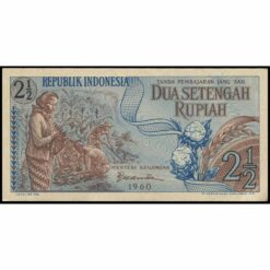 Indonesia - P77 - 2½ Rupiah
