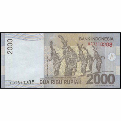 Indonesia - P148e - 2.000 Rupiah - Imagen 2