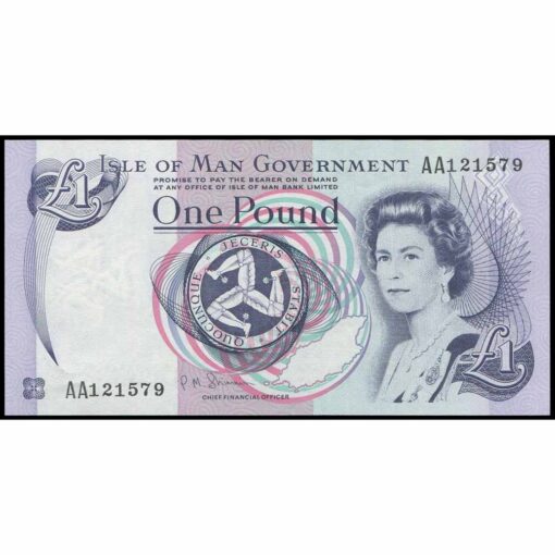 Isla de Man - P40c - 1 Pound