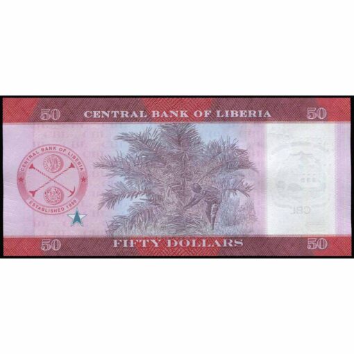 Liberia - W40 - 50 Dollars - Imagen 2