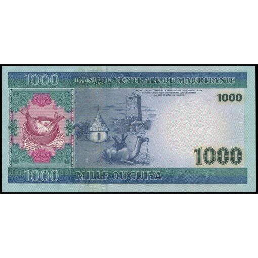 Mauritania - P13a - 1.000 Ouguiya - Imagen 2