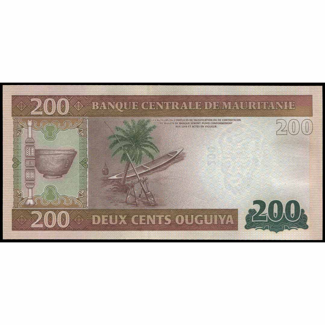 Mauritania - P17 - 200 Ouguiya - Imagen 2