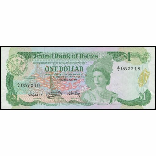 Belice - P43 - 1 Dollar