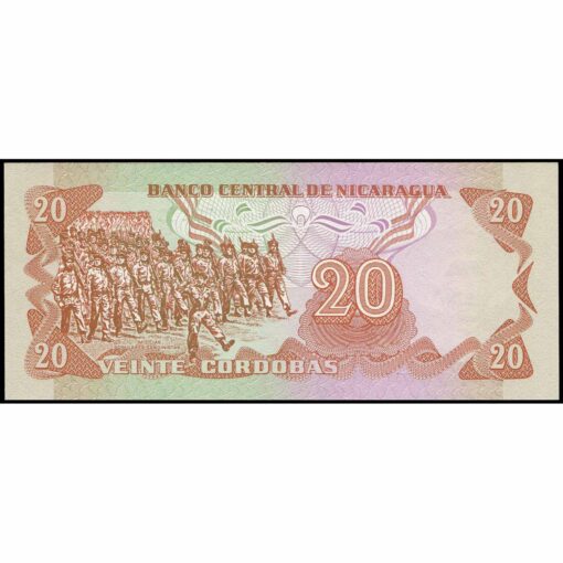 Nicaragua - P135 - 20 Cordobas - Imagen 2