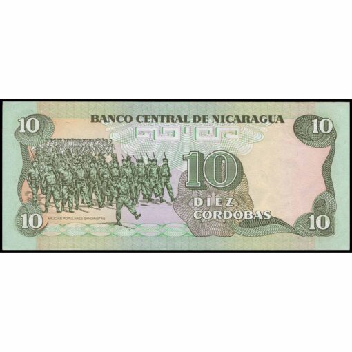Nicaragua - P151a - 10 Cordobas - Imagen 2