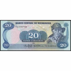 Nicaragua - P152a - 20 Cordobas
