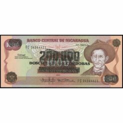 Nicaragua - P162 - 200.000 Cordobas en 1.000 Cordobas