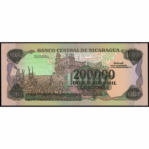Nicaragua - P162 - 200.000 Cordobas en 1.000 Cordobas - Imagen 2