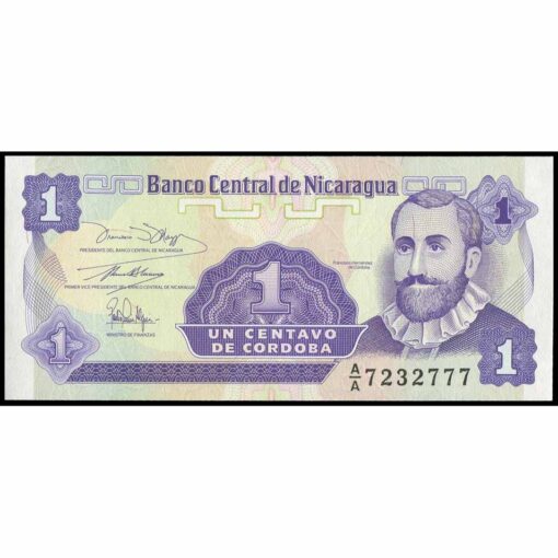 Nicaragua - P167 - 1 Centavo