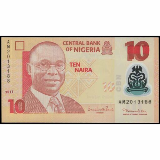 Nigeria - P39c (2) - 10 Naira