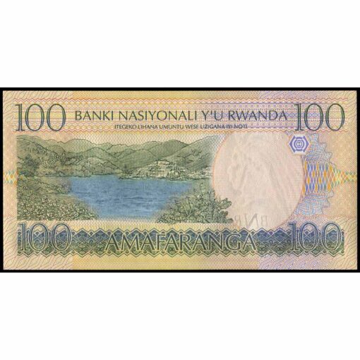 Ruanda - P29b - 100 Francs - Imagen 2