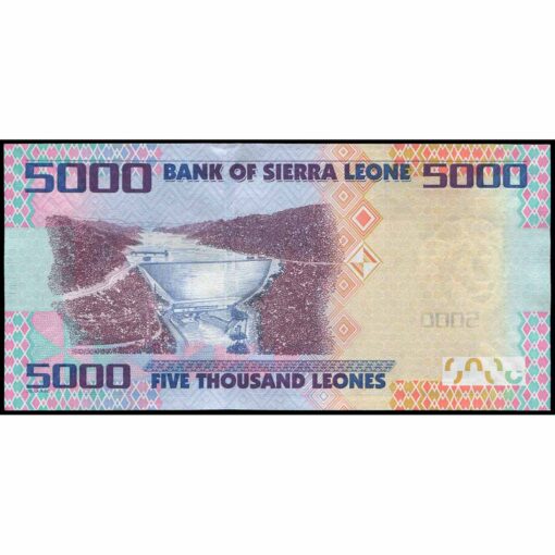 Sierra Leona - P32b - 5.000 Leones - Imagen 2