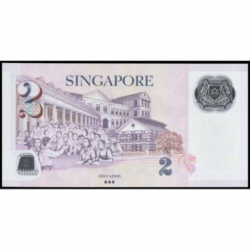 Singapur - P46p - 2 Dollars - Imagen 2