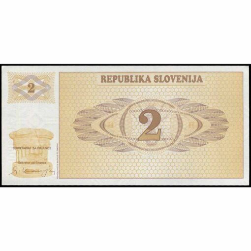 Eslovenia - P2a - 2 Tolarjev