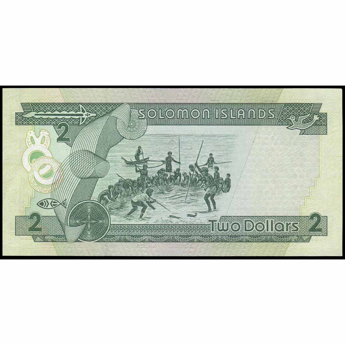 Islas Salomón - P18 - 2 Dollars - Imagen 2