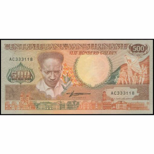 Surinam - P135b - 500 Gulden