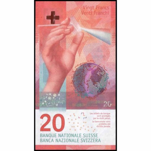 Suiza - P76e - 20 Francs