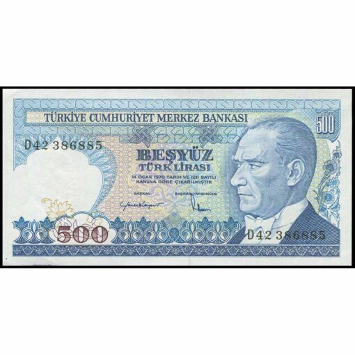 Turquía - P195c - 500 Lira