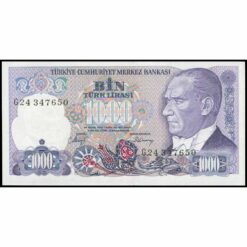 Turquía - P196b - 1.000 Lira