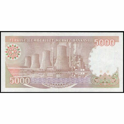 Turquía - P198 - 5.000 Lira - Imagen 2