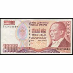 Turquía - P202 - 20.000 Lira