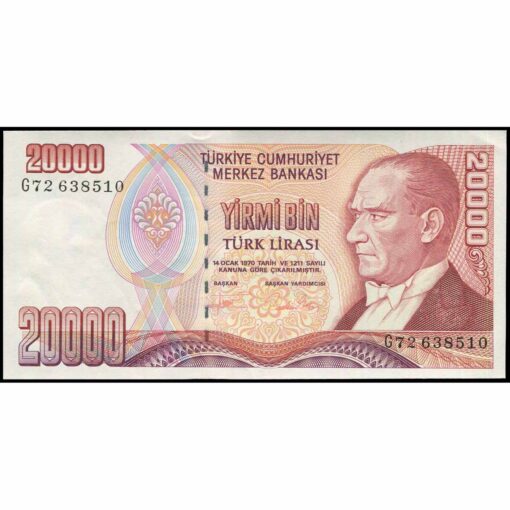 Turquía - P202 - 20.000 Lira