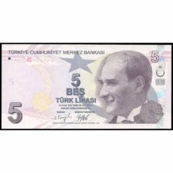 Turquía - P222f - 5 Lira