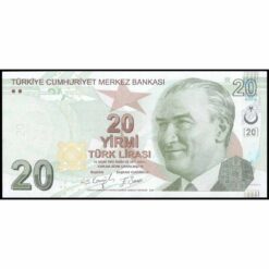 Turquía - P224f - 20 Lira