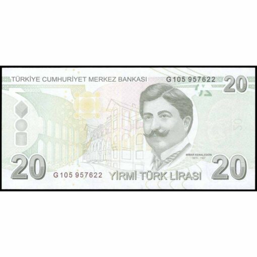 Turquía - P224f - 20 Lira - Imagen 2