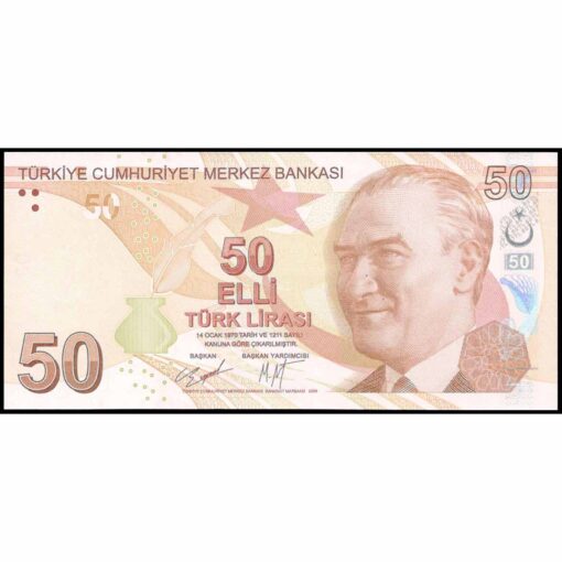 Turquía - P225d - 50 Lira