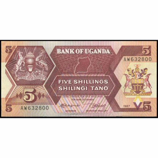 Uganda - P27 - 5 Shillings