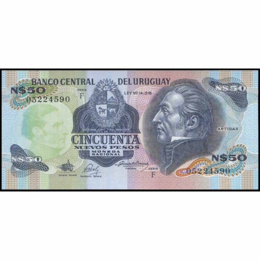Uruguay - P61Aa - 50 Nuevos Pesos