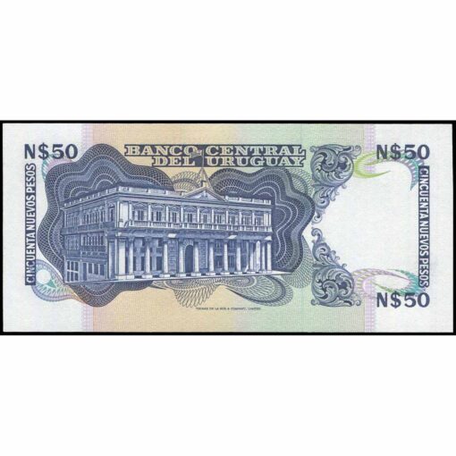Uruguay - P61Aa - 50 Nuevos Pesos - Imagen 2