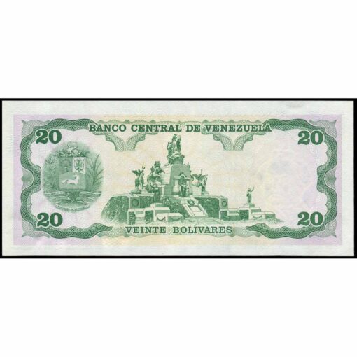 Venezuela - P63d - 20 Bolivares - Imagen 2