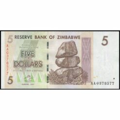 Zimbabue - P66 - 5 Dollars