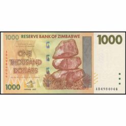 Zimbabue - P71 - 1.000 Dollars