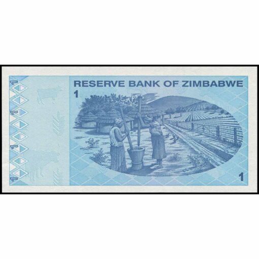 Zimbabue - P92 - 1 Dollar - Imagen 2
