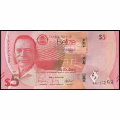 Belice - W74 - 5 Dollars