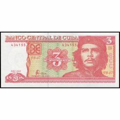 Cuba - P127b - 3 Pesos