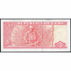 Alternative view of Cuba - P127b - 3 Pesos