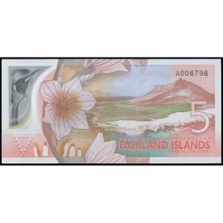 Alternative view of Islas Malvinas - W20 - 5 Pounds