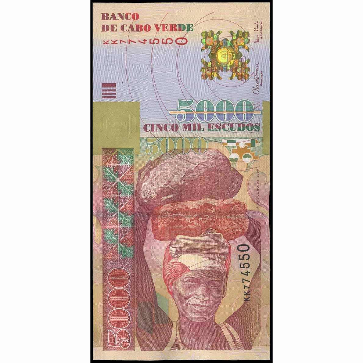 Cabo Verde - P67 - 5.000 Escudos