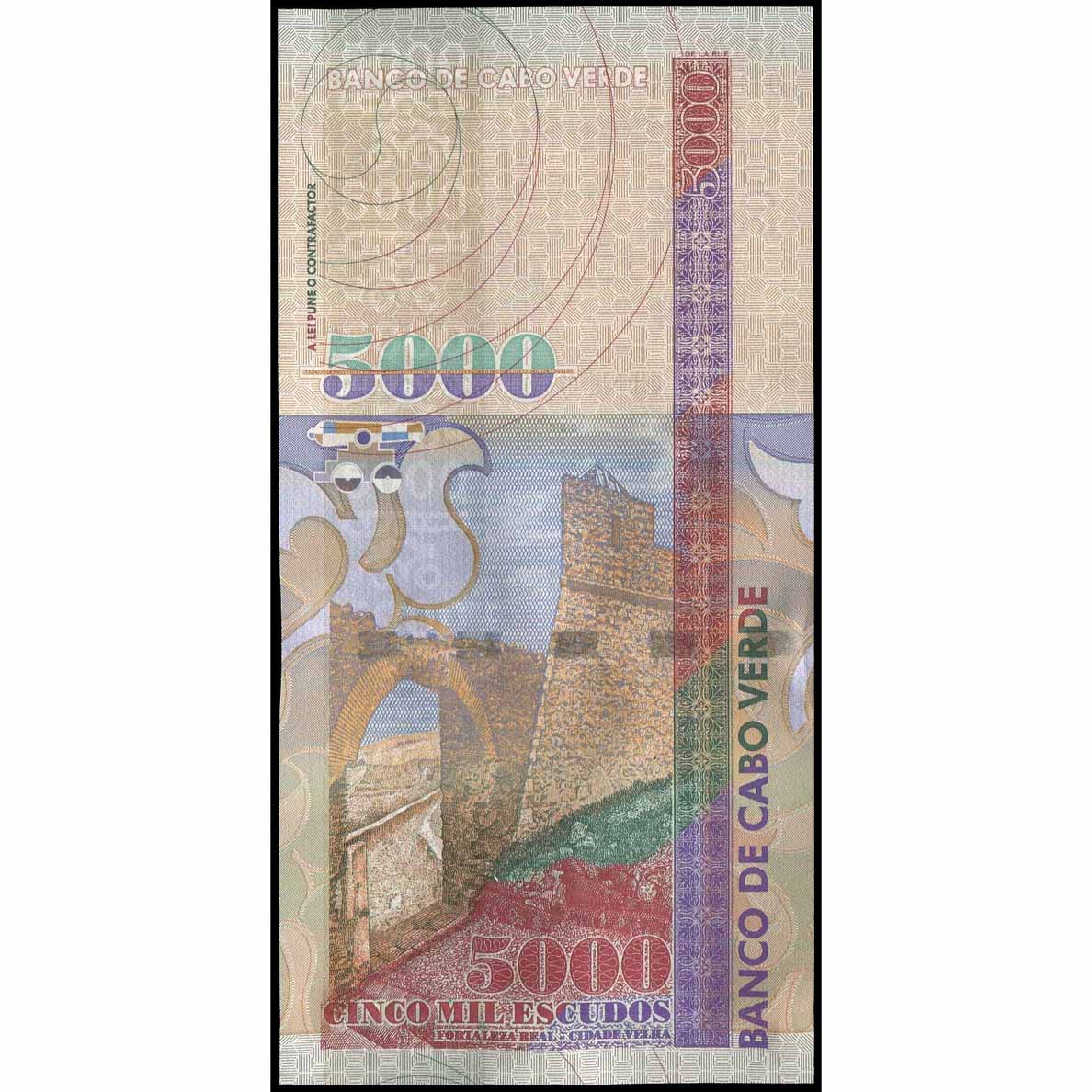 Cabo Verde - P67 - 5.000 Escudos - Imagen 2