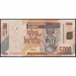 Congo Rep. Dem. - P102c - 5.000 Francs