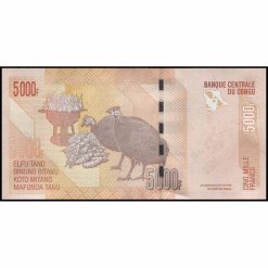 Alternative view of Congo Rep. Dem. - P102c - 5.000 Francs