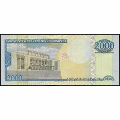 Alternative view of República Dominicana - P181c - 2.000 Pesos Dominicanos