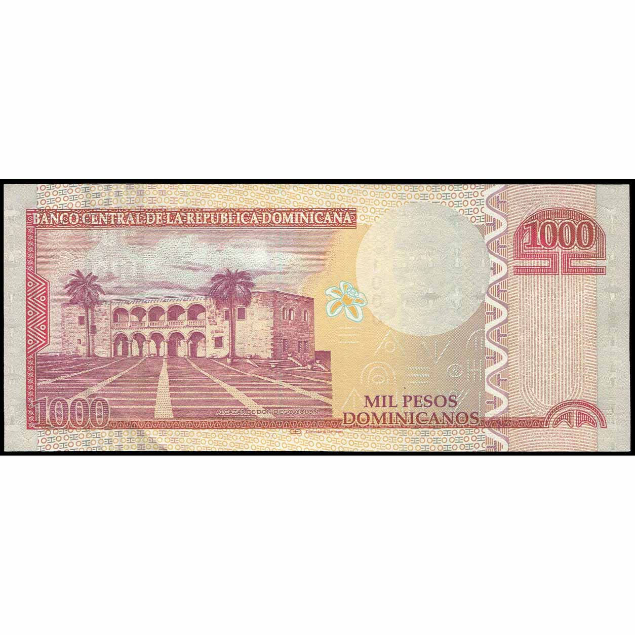 República Dominicana - P187a - 1.000 Pesos Dominicanos - Imagen 2