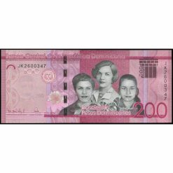 República Dominicana - P191i - 200 Pesos Dominicanos